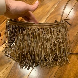 Hobo crossbody fringe purse